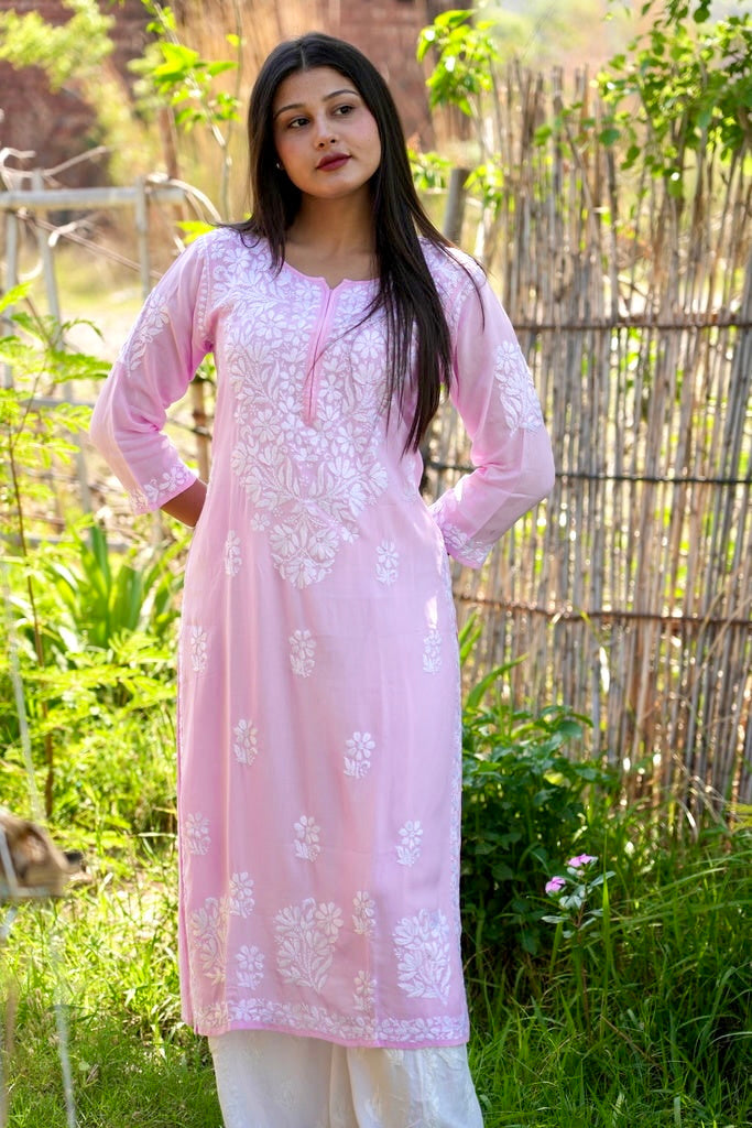 Shop Dusty Pink Block Printed Set | The Secret Label | Dress indian style,  Kurti designs party wear, Pakistani dress design